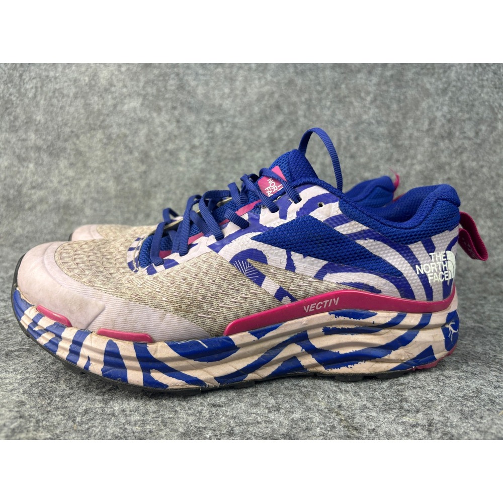 The North Face Vectiv Trail Running Shoes Womens Size 9 Blue Pink NF0A7W5H